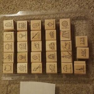 Stampin Up ABC Images stamp set.
